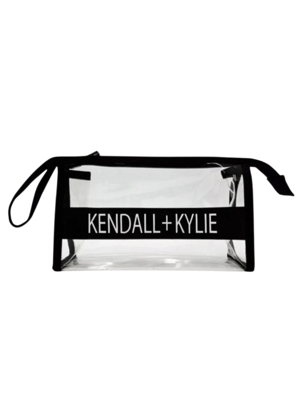 NWOT Kendall & Kylie Clear Cosmetic Pouch with Black Trim